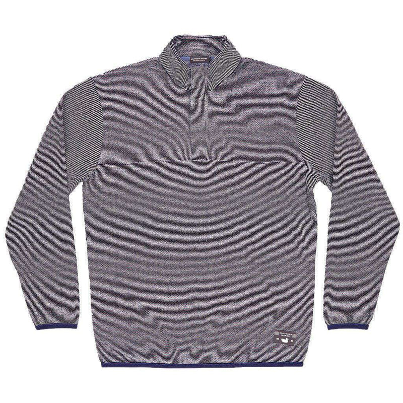 Eagle Trail Pullover in Navy and White Trail by Southern Marsh - Country Club Prep