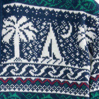 Fair Isle 1/4 Zip Pullover in Navy by Southern Tide - Country Club Prep