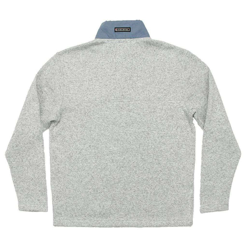 FieldTec Woodford Snap Pullover in Avalanche Gray by Southern Marsh - Country Club Prep