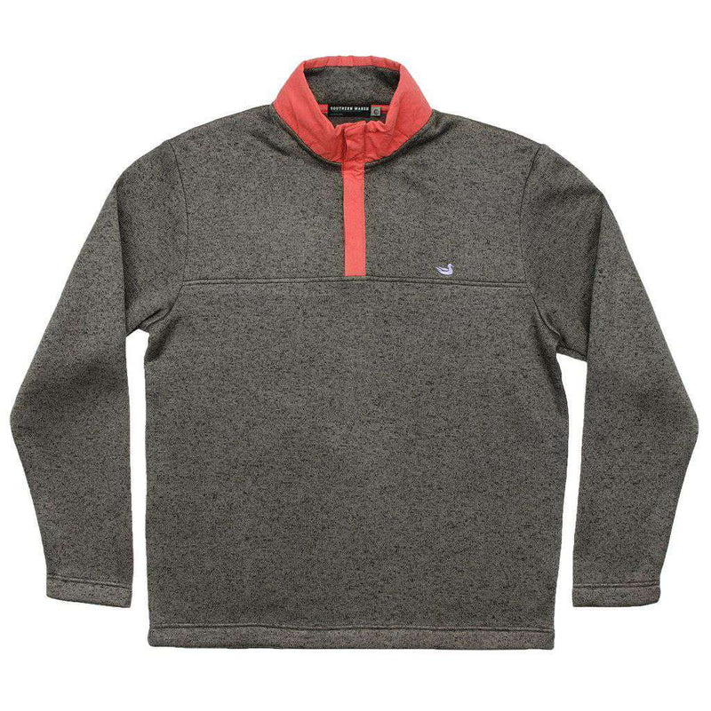 FieldTec Woodford Snap Pullover in Midnight Gray by Southern Marsh - Country Club Prep