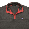 FieldTec Woodford Snap Pullover in Midnight Gray by Southern Marsh - Country Club Prep