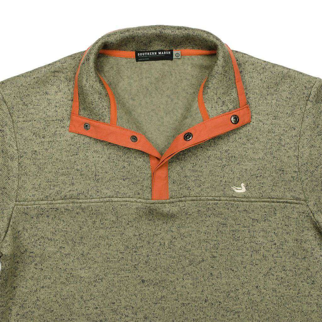 FieldTec Woodford Snap Pullover in Sandstone by Southern Marsh - Country Club Prep