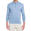 Flex Prep-Formance 1/4 Zip Pullover in Laguna Blue by Johnnie-O - Country Club Prep