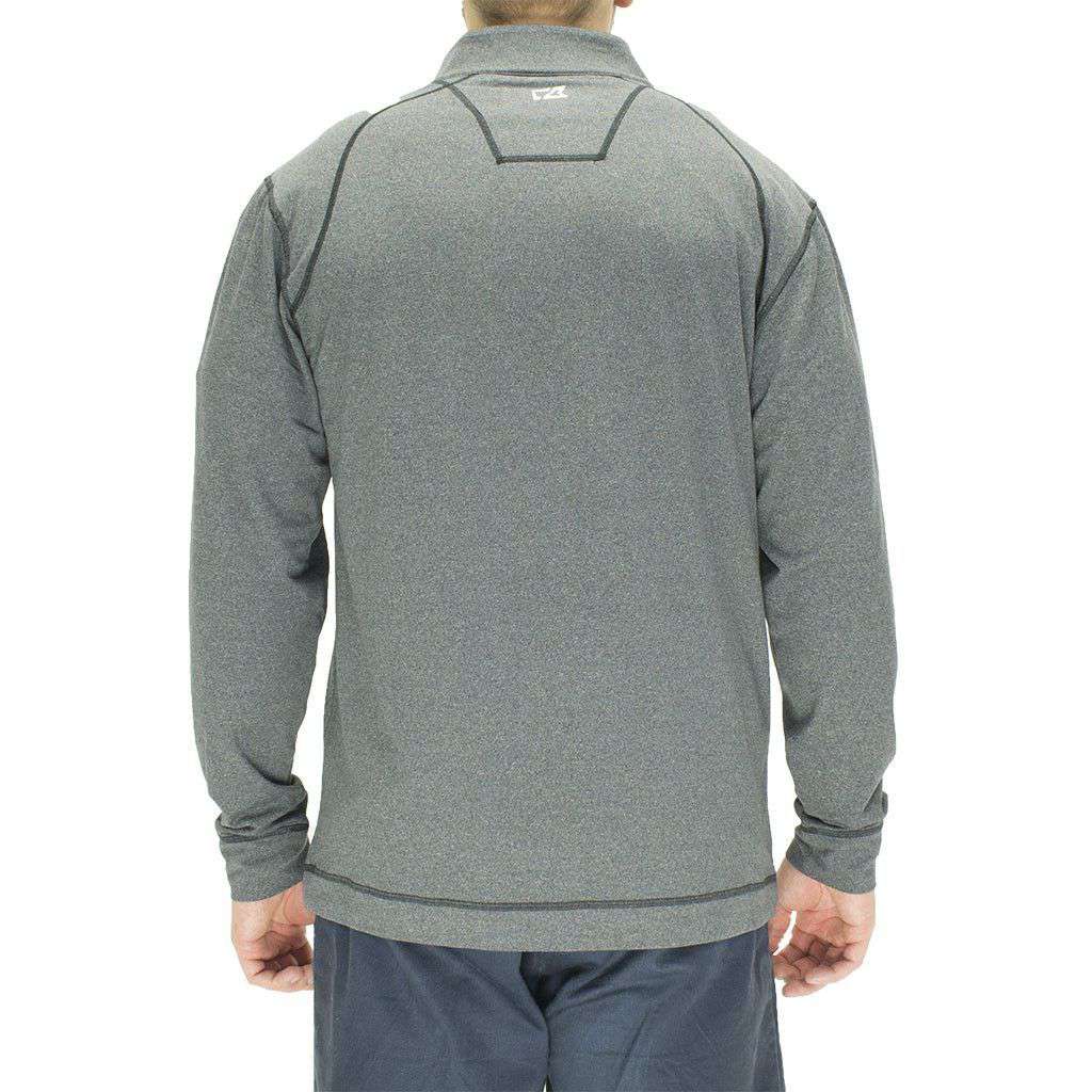 Georgia Drytec Topspin Half Zip Pullover in Charcoal by Cutter & Buck - Country Club Prep