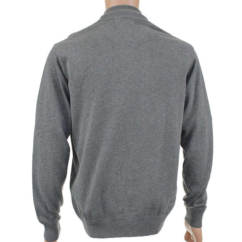 Hayward 1/4 Zip Pullover in Grey by Southern Point Co. - Country Club Prep