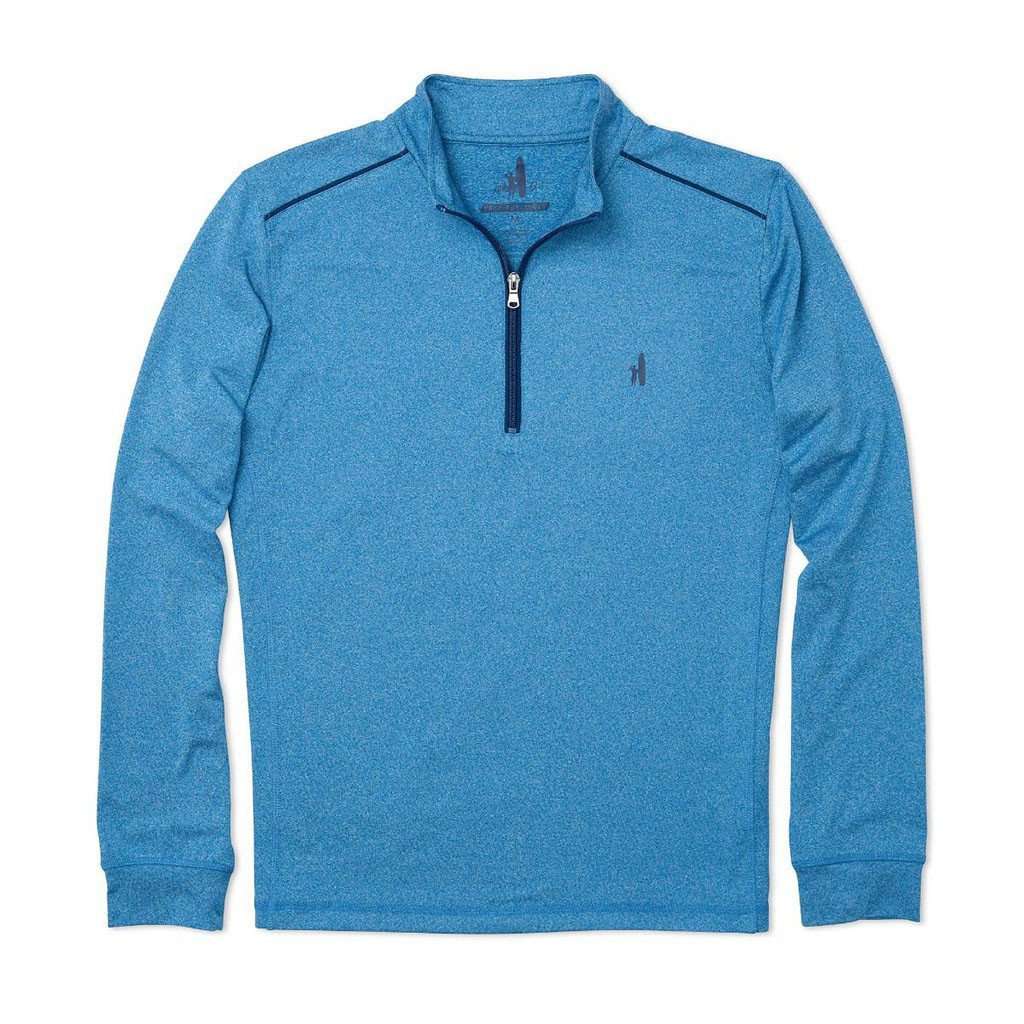 Lammie 1/4 Zip Prep-Formance Pullover in Gemini Blue by Johnnie-O - Country Club Prep