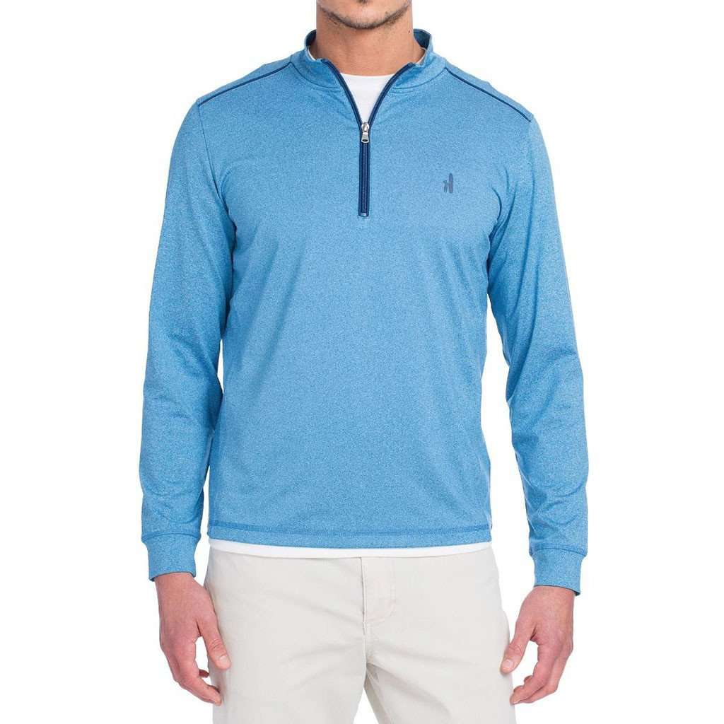 Lammie 1/4 Zip Prep-Formance Pullover in Gemini Blue by Johnnie-O - Country Club Prep