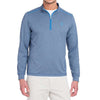 Lammie 1/4 Zip Prep-Formance Pullover in Helios Blue by Johnnie-O - Country Club Prep