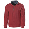 Men's Classic Windproof Pullover in Red by Holebrook - Country Club Prep