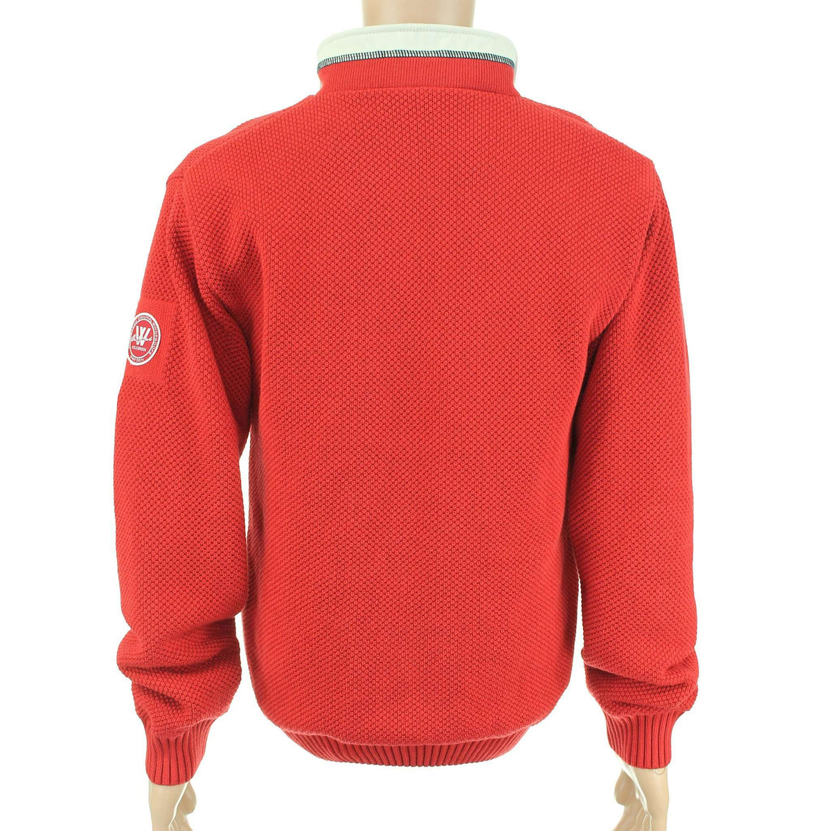 Men's Classic Windproof Pullover in Red by Holebrook - Country Club Prep
