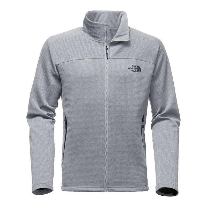 Men's Needit Full Zip Fleece Pullover in Medium Grey Heather by The North Face - Country Club Prep