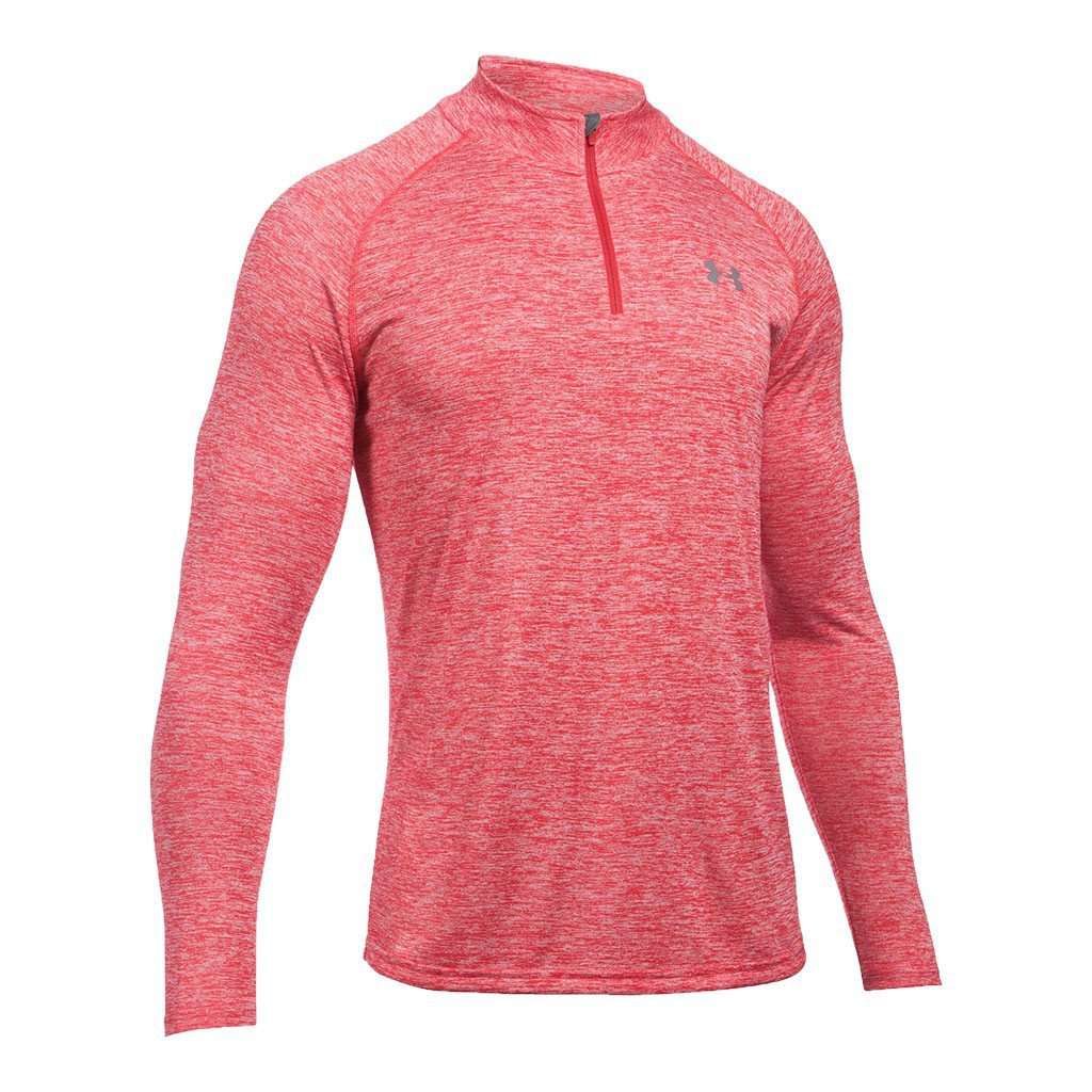 Men's UA Tech™ ¼ Zip in Red/White by Under Armour - Country Club Prep