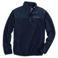 Navigational Fleece Pullover in True Navy by Southern Tide - Country Club Prep