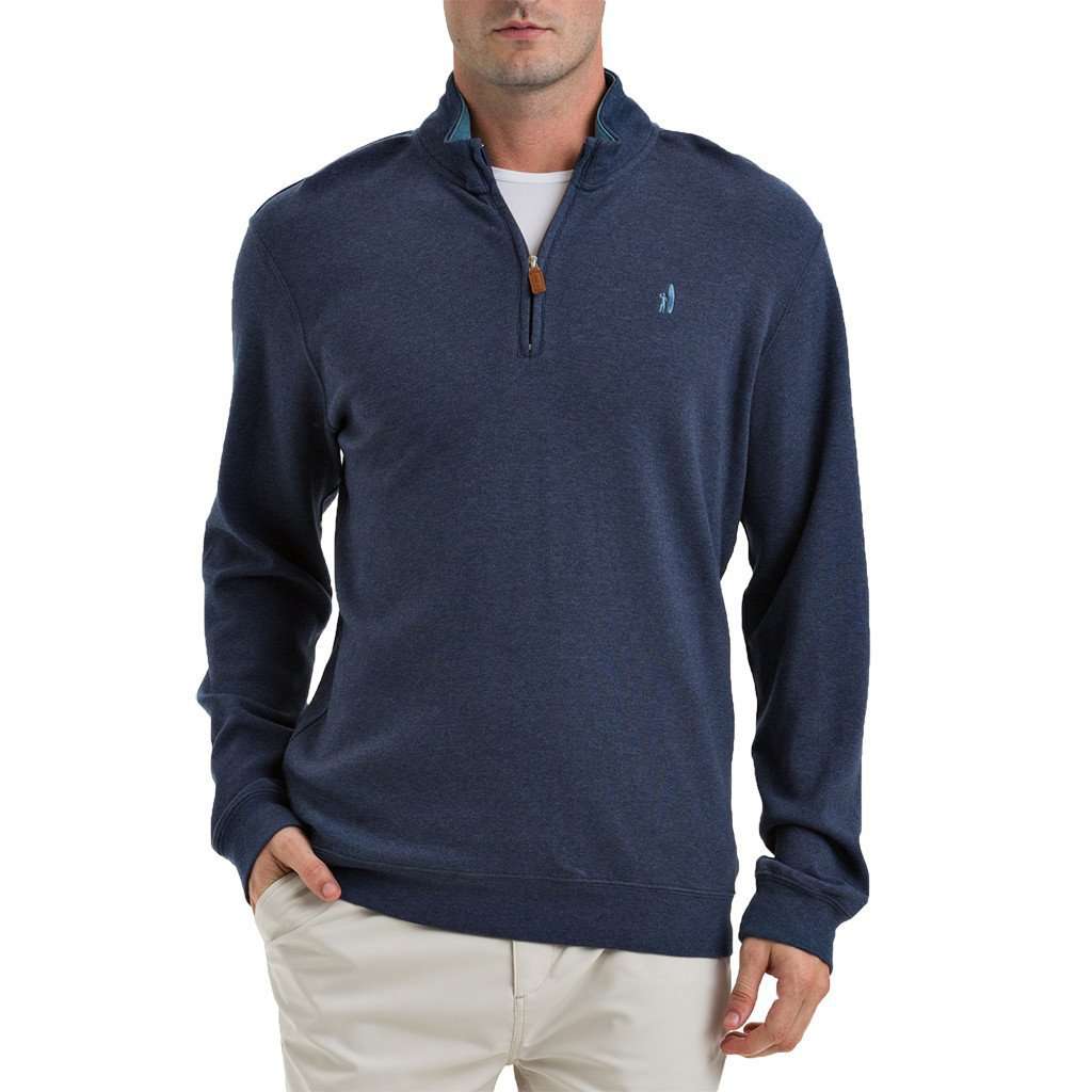 Newport 1/4 Zip Pullover in Atlantic by Johnnie-O - Country Club Prep