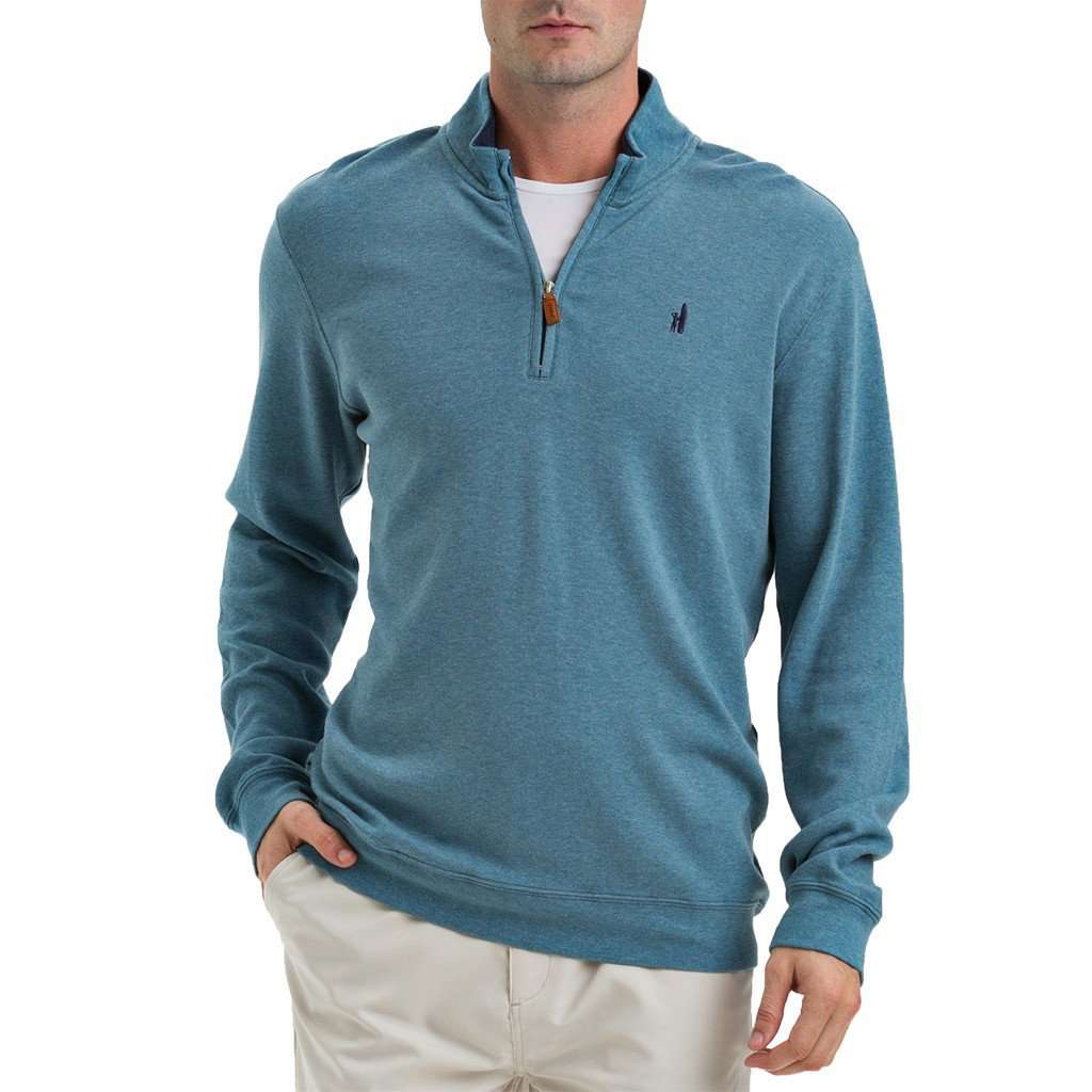 Newport 1/4 Zip Pullover in Niagara by Johnnie-O - Country Club Prep