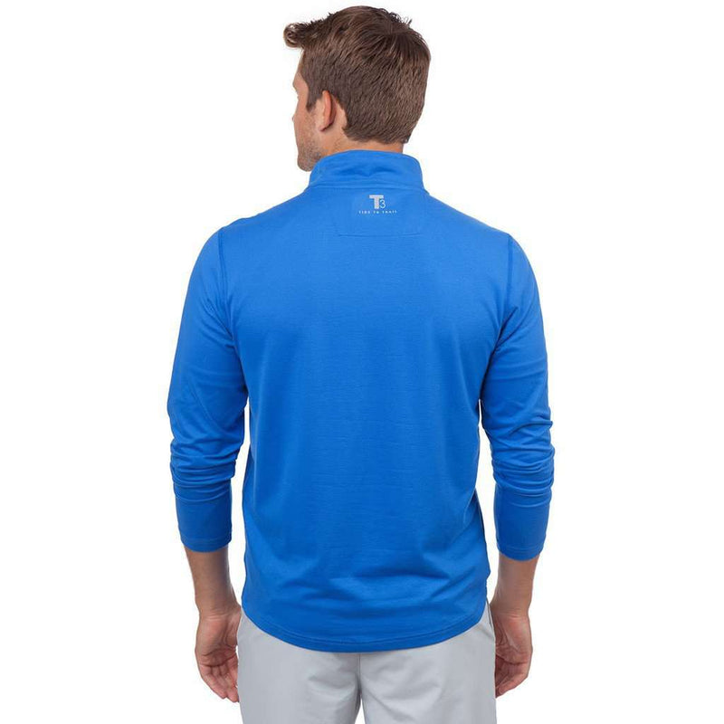 Pop Color Performance 1/4 Zip Pullover in Royal Blue by Southern Tide - Country Club Prep