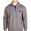 University of Georgia 1/4 Zip Pullover in Steel Grey by Southern Tide - Country Club Prep