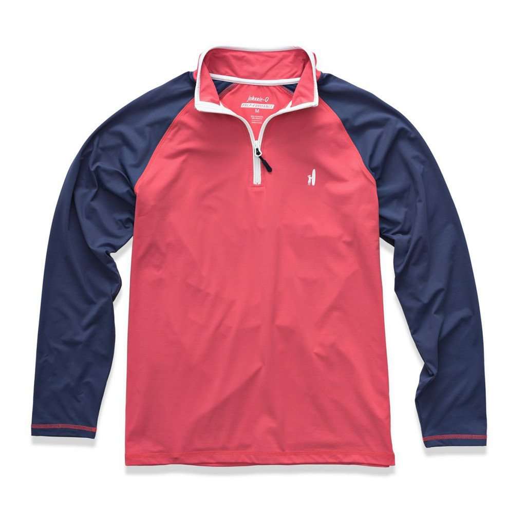 Veezy Prep-Formance 1/4 Zip Pullover in Samba by Johnnie-O - Country Club Prep