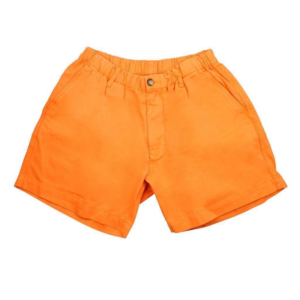 5 1/2" Snappers Shorts in Burnt Orange by Vintage 1946 - Country Club Prep