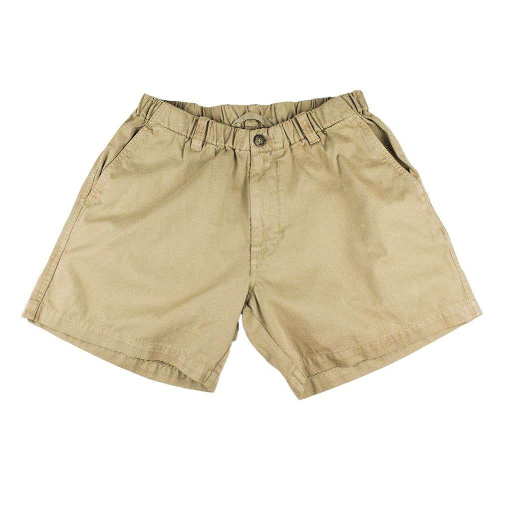 5 1/2" Snappers Shorts in Khaki by Vintage 1946 - Country Club Prep