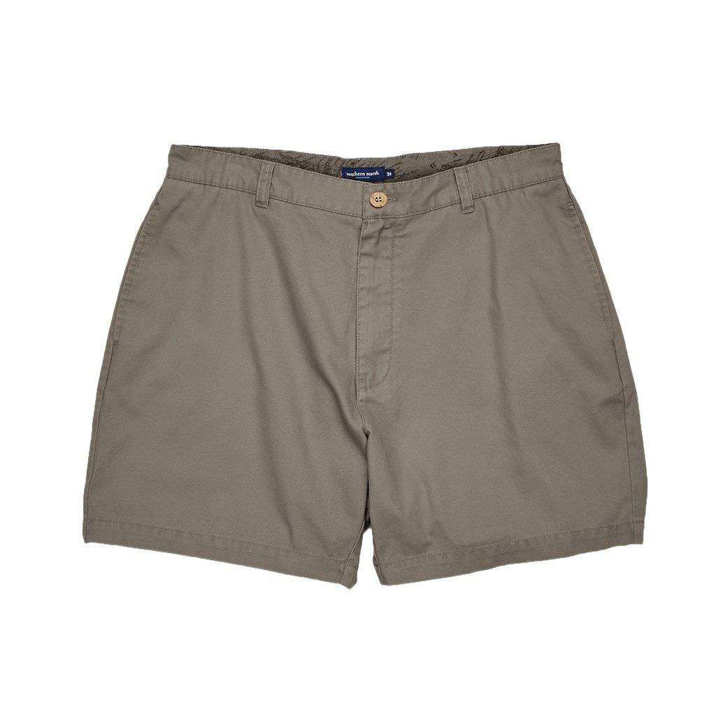 6" SEAWASH™ Charleston Short in Burnt Taupe by Southern Marsh - Country Club Prep
