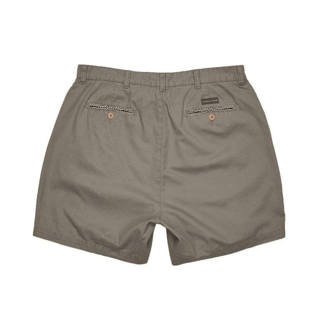 6" SEAWASH™ Charleston Short in Burnt Taupe by Southern Marsh - Country Club Prep