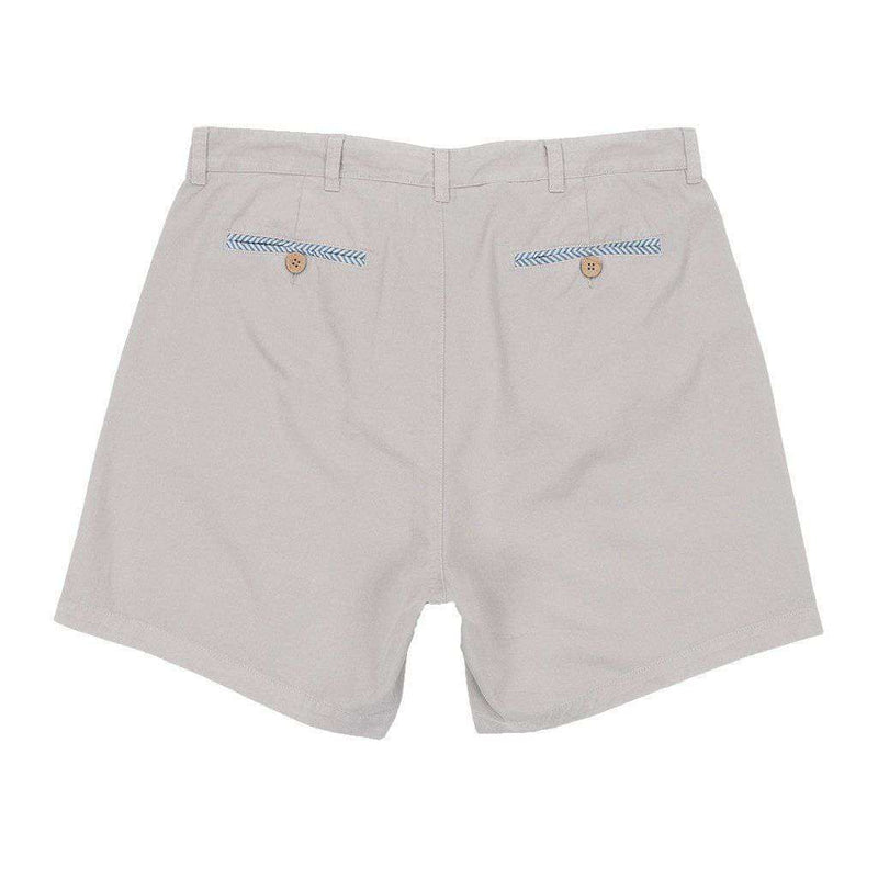 6" SEAWASH™ Charleston Short in Washed Grey by Southern Marsh - Country Club Prep