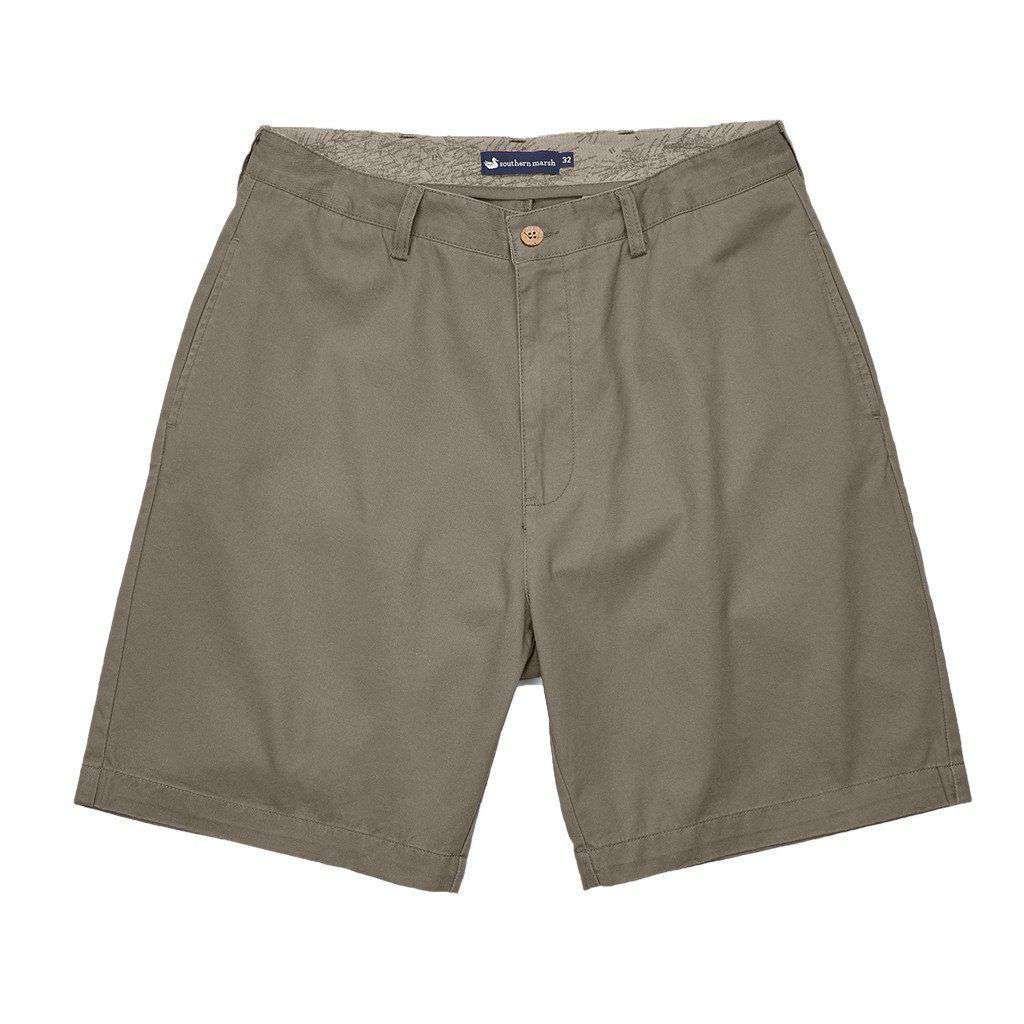 8" SEAWASH™ Charleston Short in Burnt Taupe by Southern Marsh - Country Club Prep