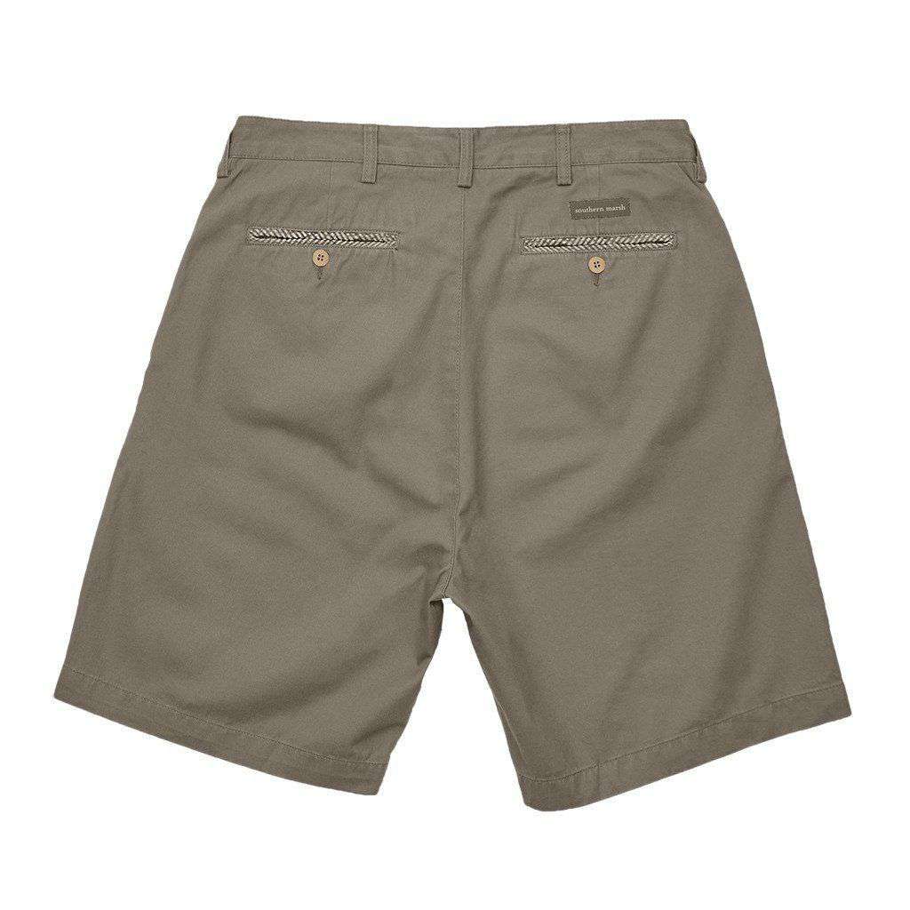 8" SEAWASH™ Charleston Short in Burnt Taupe by Southern Marsh - Country Club Prep