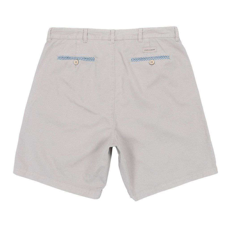 8" SEAWASH™ Charleston Short in Washed Grey by Southern Marsh - Country Club Prep