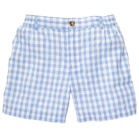 Blue and White Seersucker Shorts by Southern Proper - Country Club Prep