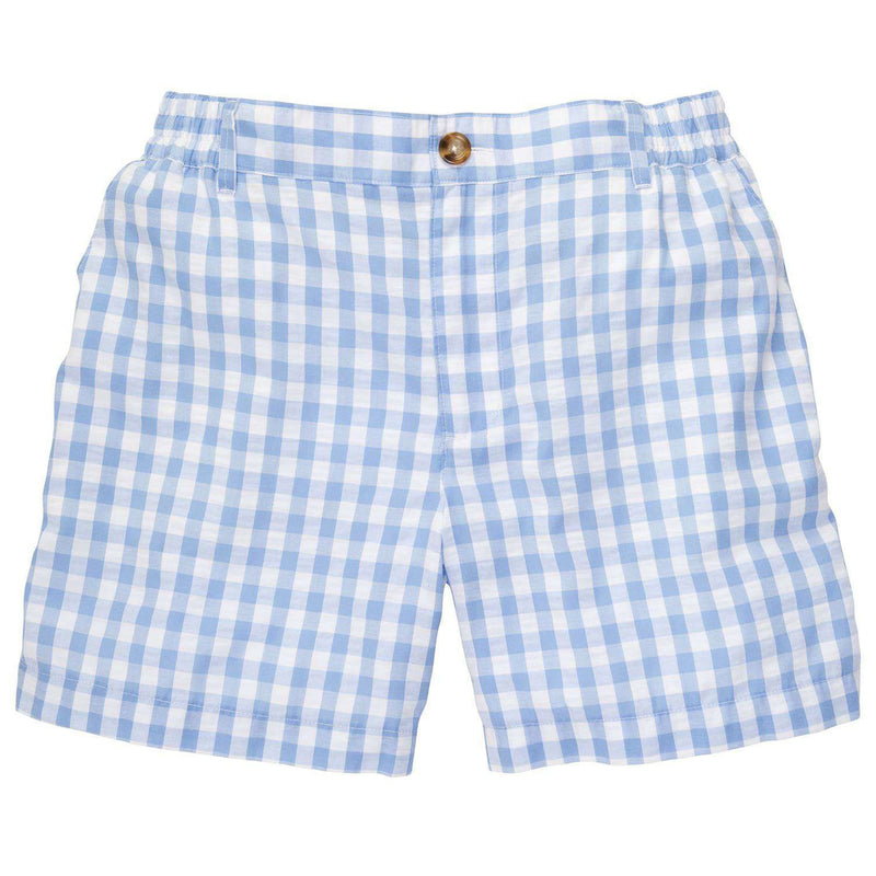 Blue and White Seersucker Shorts by Southern Proper - Country Club Prep