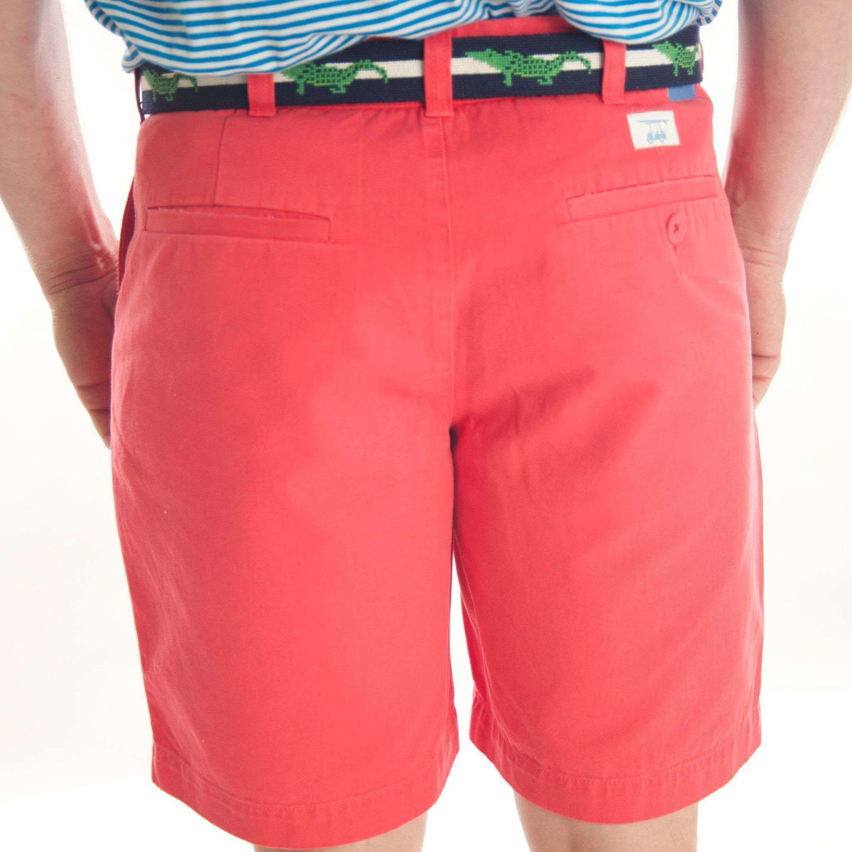Cape Creek Short in Red by Bald Head Blues - Country Club Prep