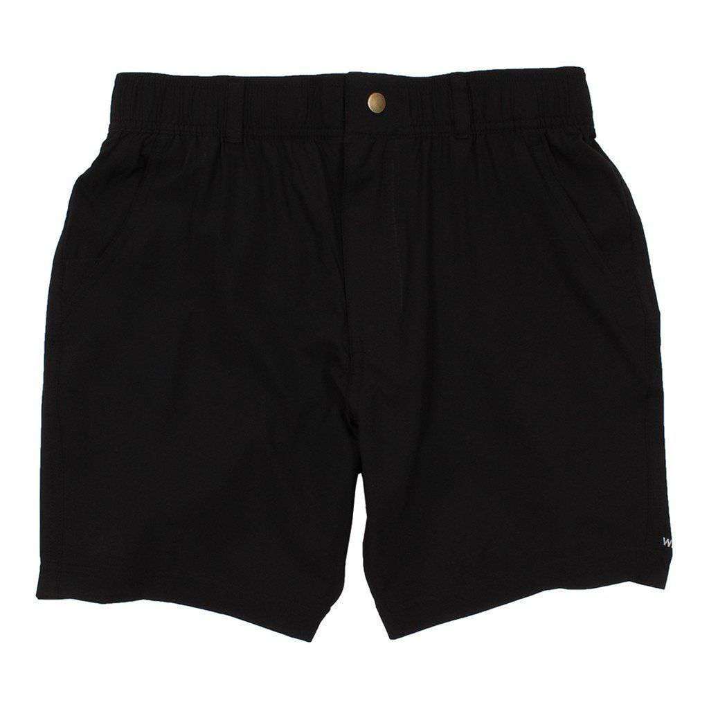 Chillaxer Shorts in Black by Waters Bluff - Country Club Prep