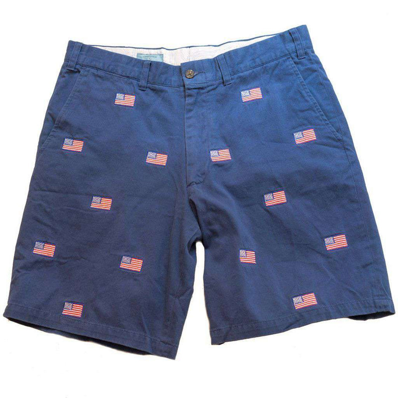 Castaway Clothing Cisco Short in Atlantic with American Flags – Country ...