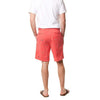 Cisco Short in Red Dawn with Embroidered Sharks and Minnows by Castaway Clothing - Country Club Prep