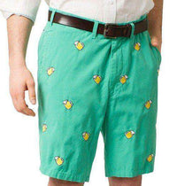 Cisco Short in Seaglass Green with Embroidered Beer Mugs by Castaway Clothing - Country Club Prep