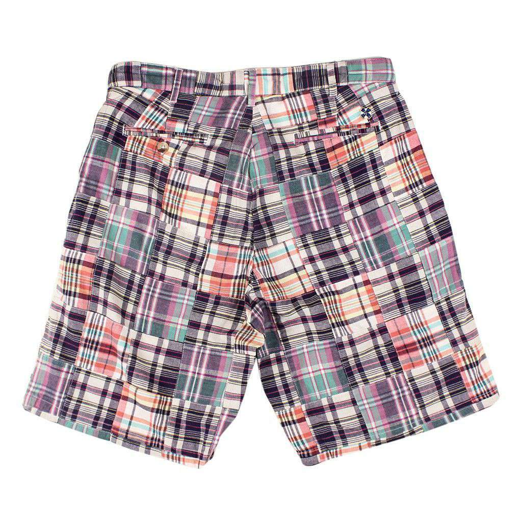 Cisco Short in Somerset Patch Madras by Castaway Clothing - Country Club Prep