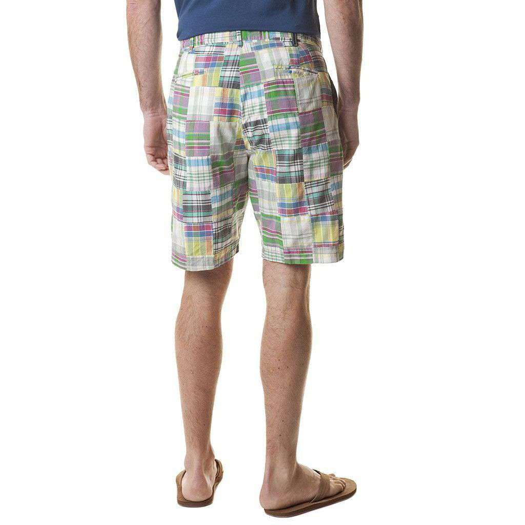 Cisco Short in Spring Patch Madras by Castaway Clothing - Country Club Prep