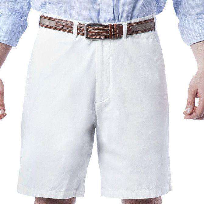 Cisco Shorts in Memorial White by Castaway Clothing - Country Club Prep