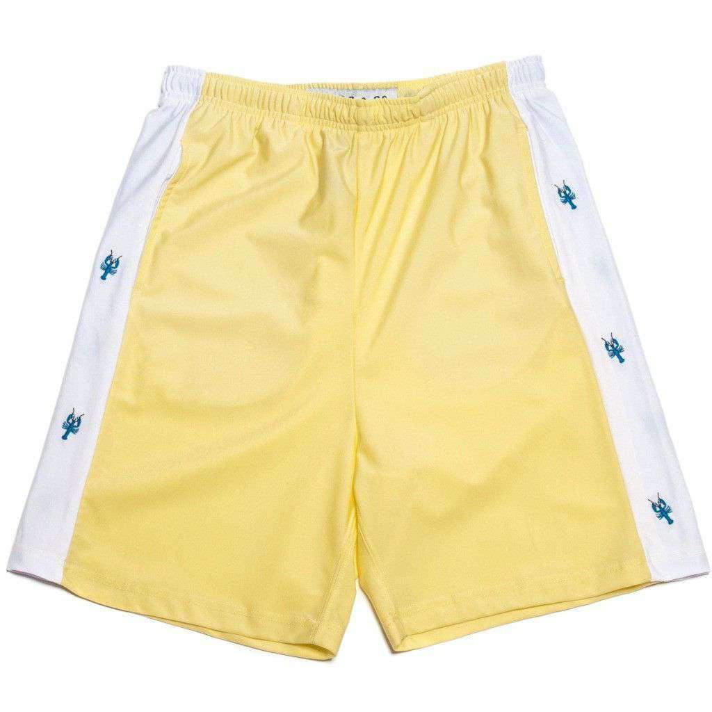 Classic Lobster Shorts in Yellow by Krass & Co - Country Club Prep