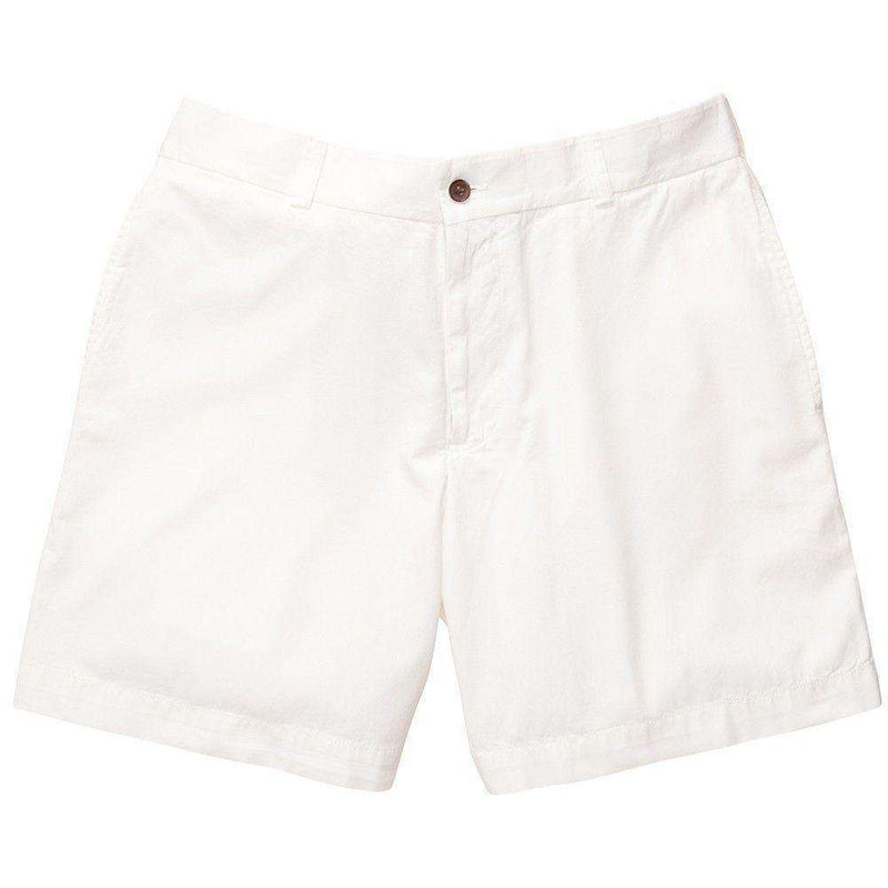 Club Short in White by Southern Proper - Country Club Prep