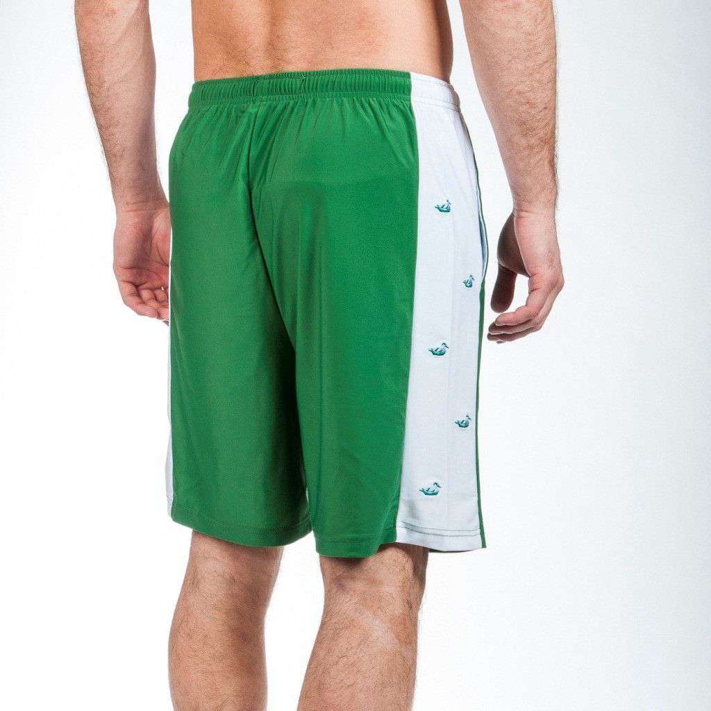 Duck Hunt Shorts in Hunter Green by Krass & Co. - Country Club Prep