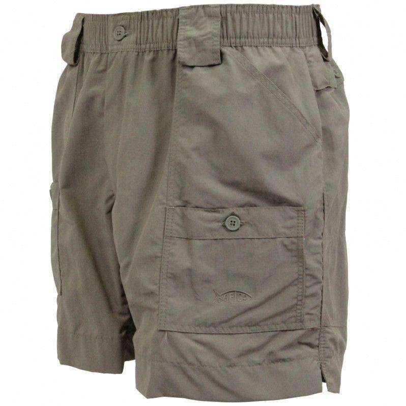 Fishing Shorts in Olive by AFTCO - Country Club Prep