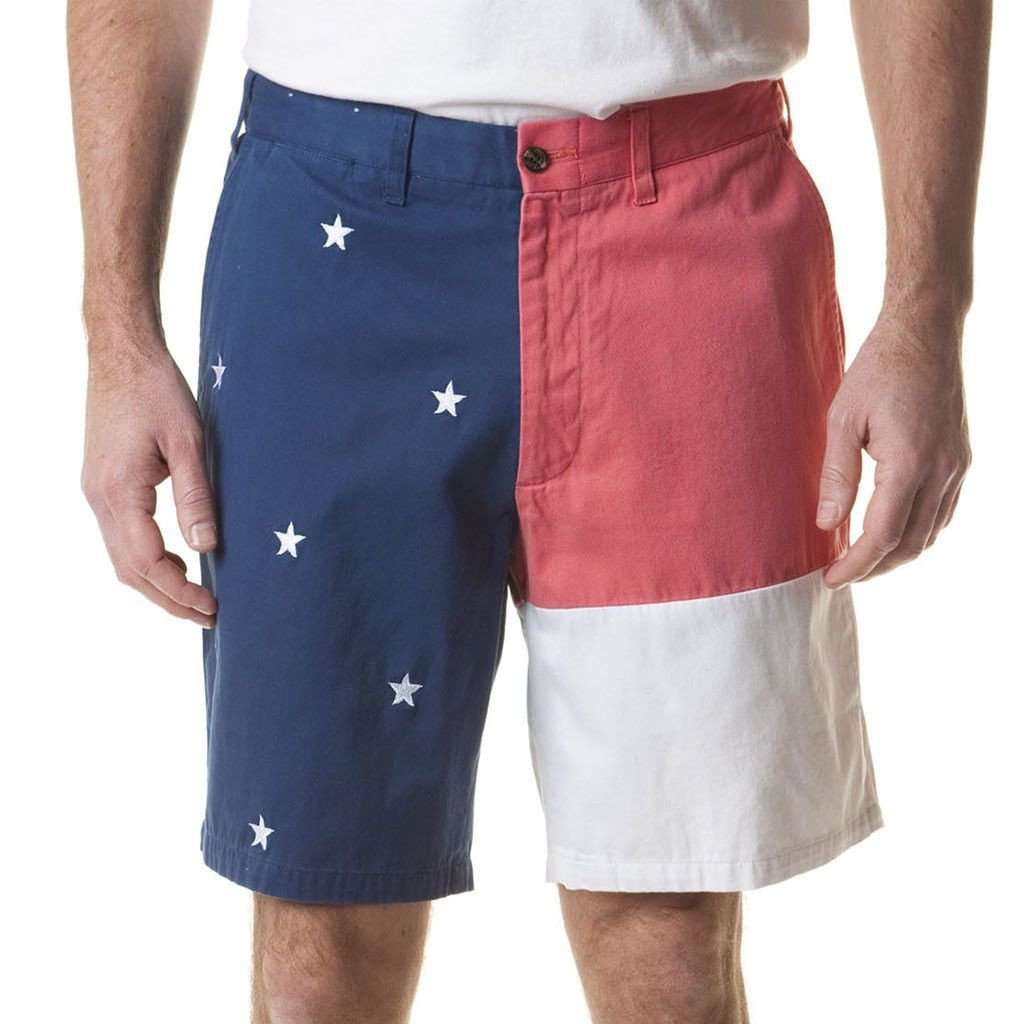 Flag Panel Cisco Short by Castaway Clothing - Country Club Prep