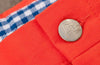 Florida "Block F" Stadium Shorts in Orange by Pennington & Bailes - Country Club Prep