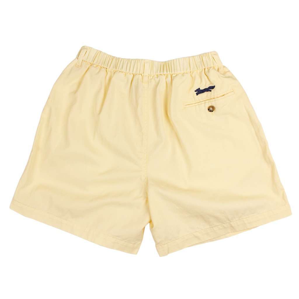 Longshanks 5.5" Chino Shorts in Maize Yellow by Country Club Prep - Country Club Prep