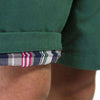 Mariner Lined Shorts in Hunter Green with Blue Fir by Castaway Clothing - Country Club Prep