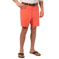 Mariner Short in Fiesta Orange by Castaway Clothing - Country Club Prep