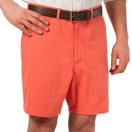 Mariner Short in Fiesta Orange by Castaway Clothing - Country Club Prep